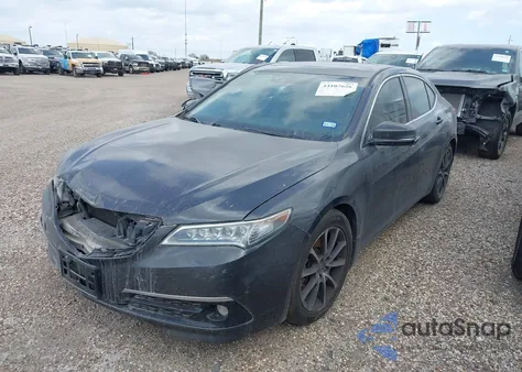 2015 Acura Tlx V6 Tech z USA, uszkodzony, nr VIN 19UUB3F50FA007616